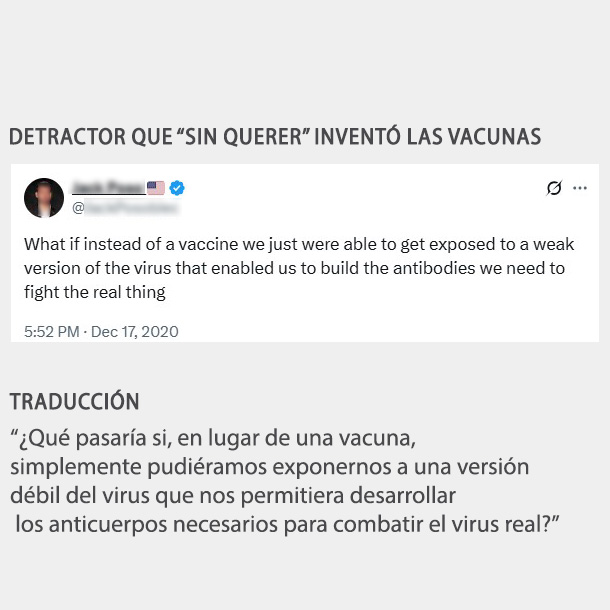 Tweet antivacunas