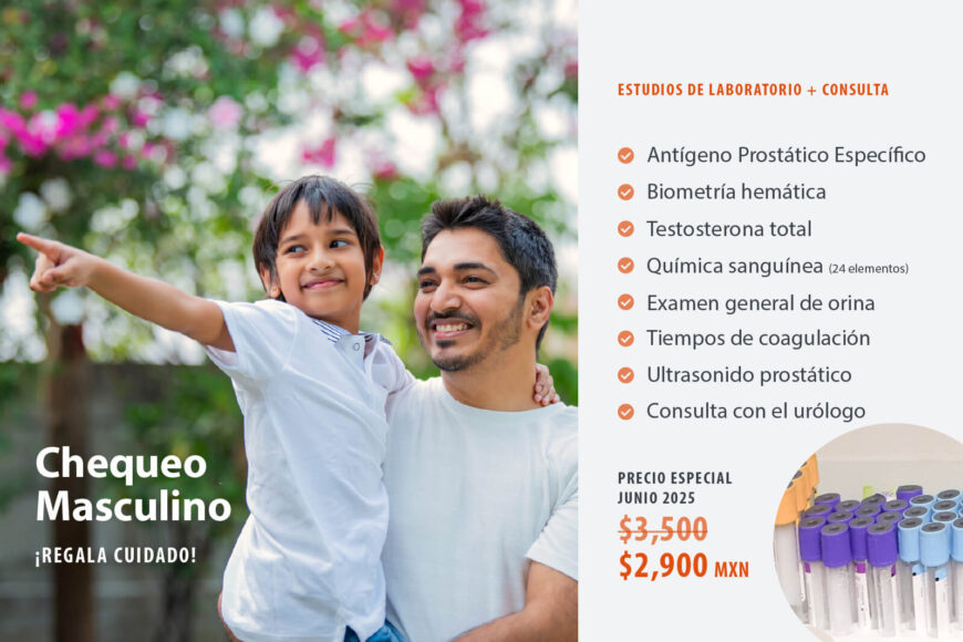 Paquete Chequeo Masculino - Oferta Junio 2025